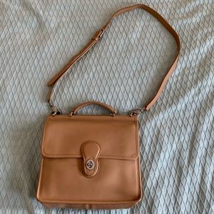 Rare Vintage Coach Willis Bag Light Tan